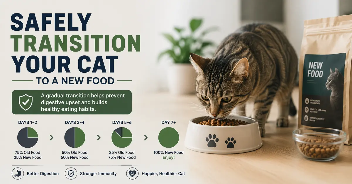 Safely Transition Your Cat to a New Food