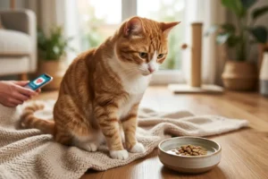 why is my cat throwing up undigested food