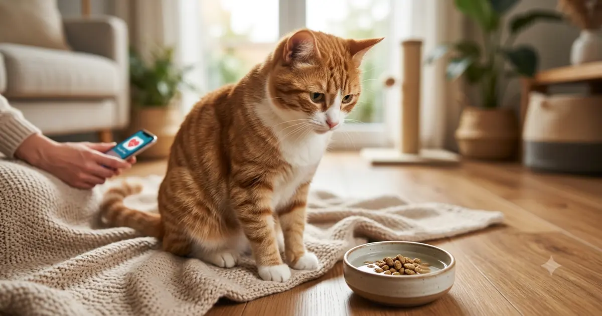 why is my cat throwing up undigested food